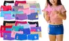 Girl's Pack Of 6 Or 12 Assorted Microfiber Boyshorts Underwear Panties