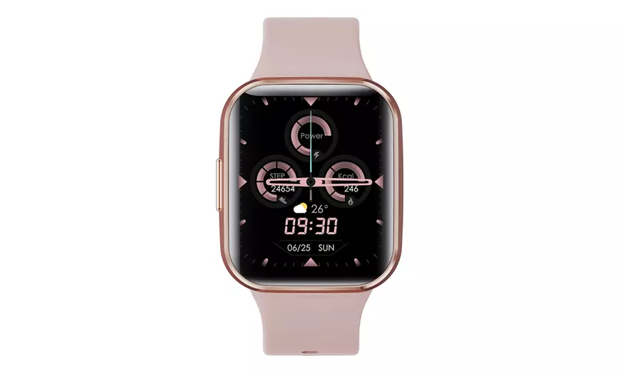 Image 10: Bluetooth 5.0 Smart Watch 1.6" TFT 2.5D Touch Screen BPM Temperature
