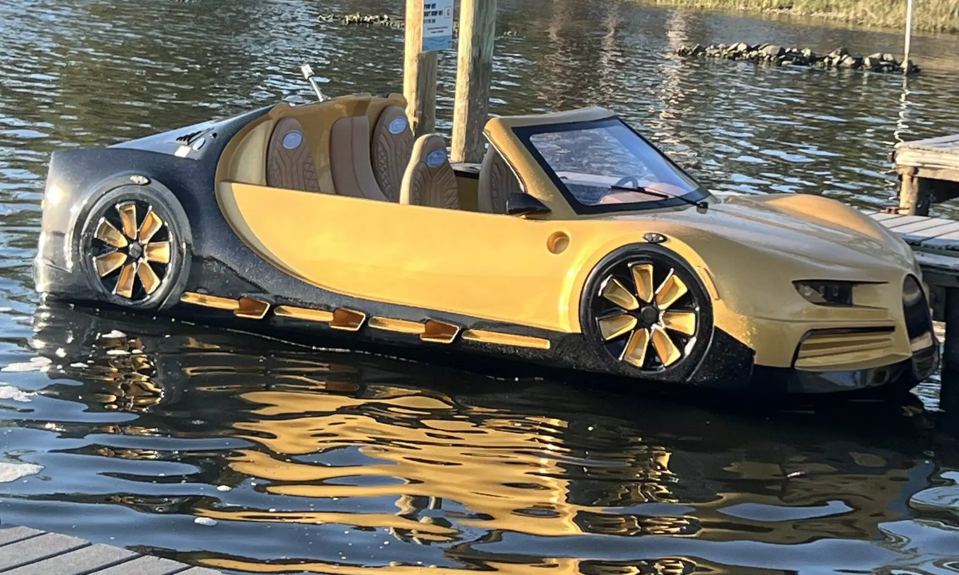 Enjoy a One, or Two Hour Bugatti Jetcar / Three Hour Pontoon Charter!