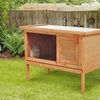 Image 7: Pawhut Outdoor Wooden Rabbit Hutch Collection