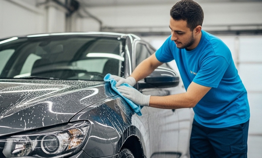 Image 3: Gleaming Finish: Exterior wash, Super Wash or Detailing Hand Polish