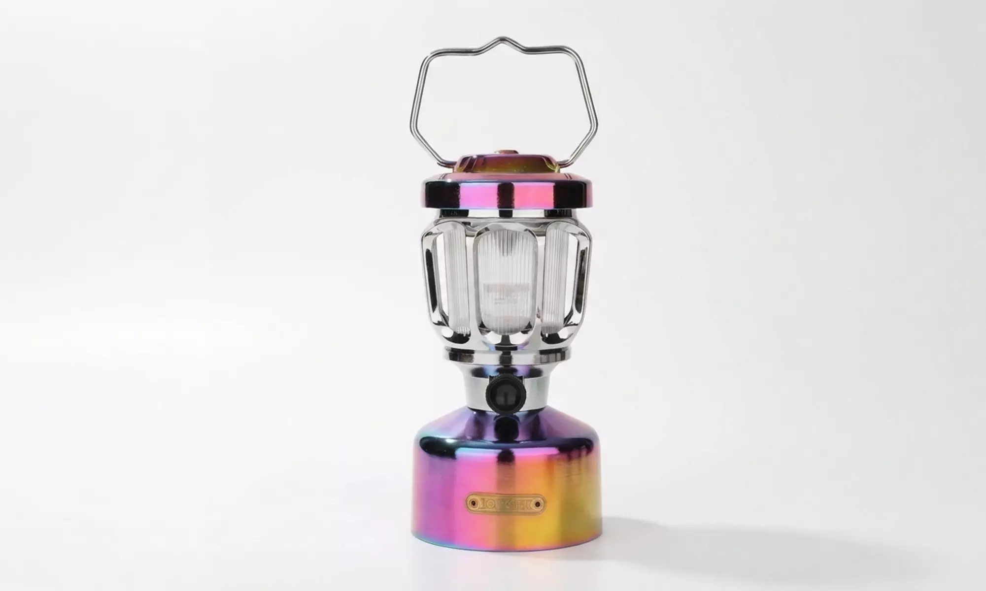 Draagbare vintage led-lantaarn met ingebouwde powerbank