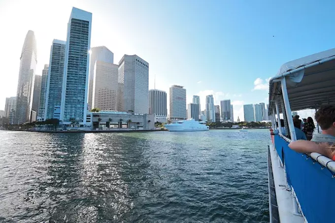 Discover Miami's Coastline with 75 Minute Miami Skyline & Coast Cruise