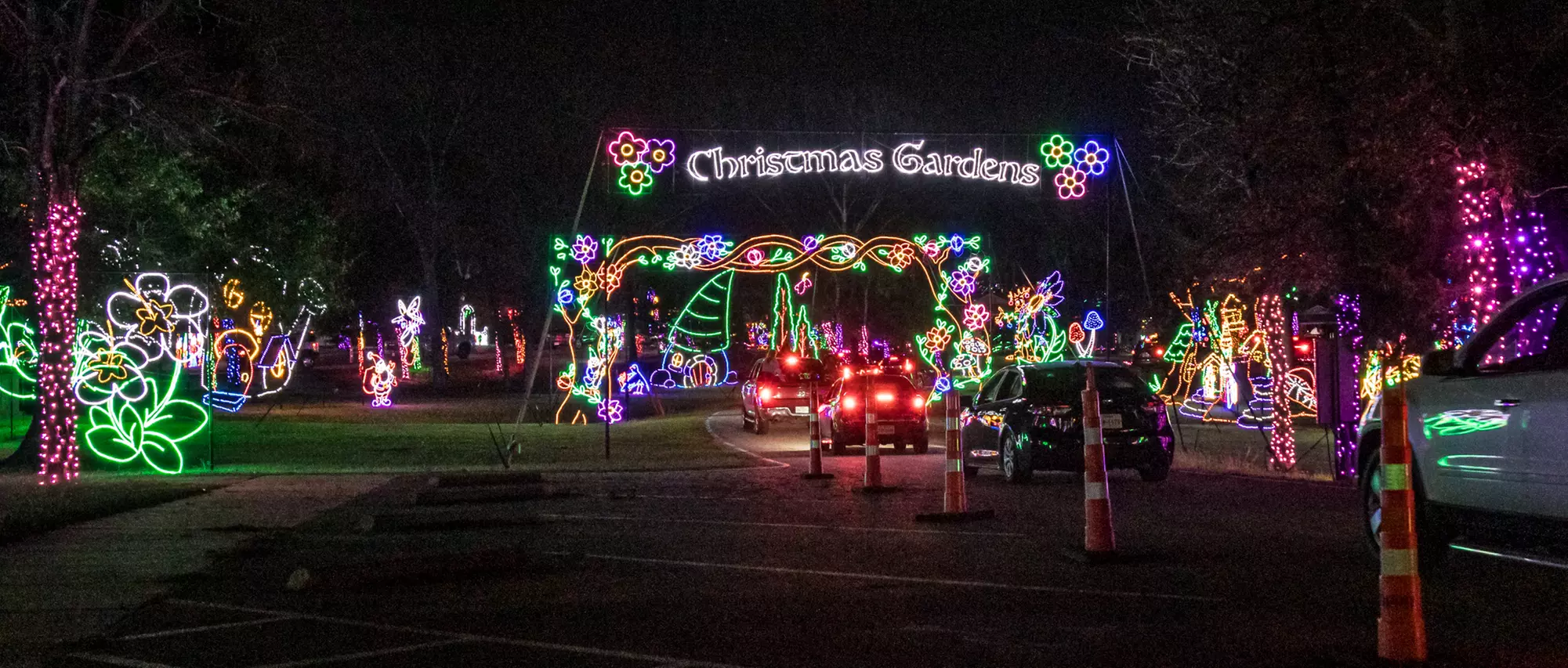 Entry to Branson's Premier Drive-Thru Christmas Lights Show