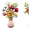 Image 1: Blumenstrauß-Bausteinset mit Vase