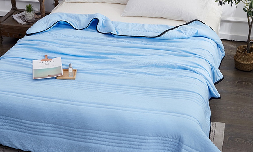 Image 3: Air-Conditioned Thin Quilt