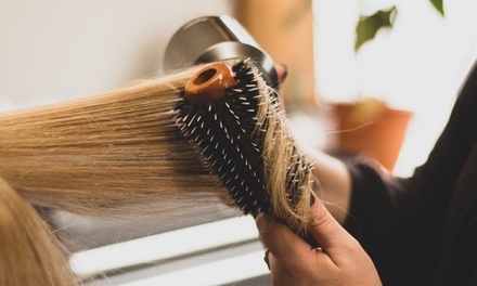 Haircut and partial highlight with conditioning treatment and blow dry - Solagé International Hair Salon & Day Spa