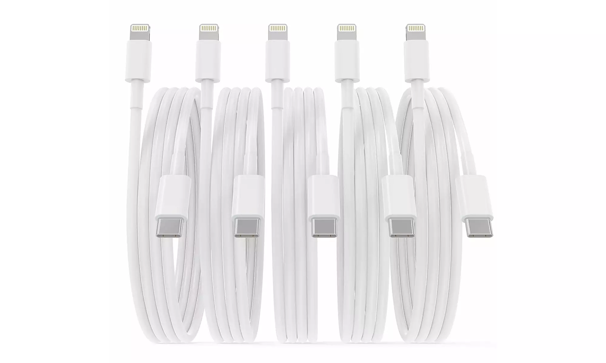 5-Pack Anker USB C to Lightning Cable 1M Apple MFi-Certified for iPhone 13/12/11