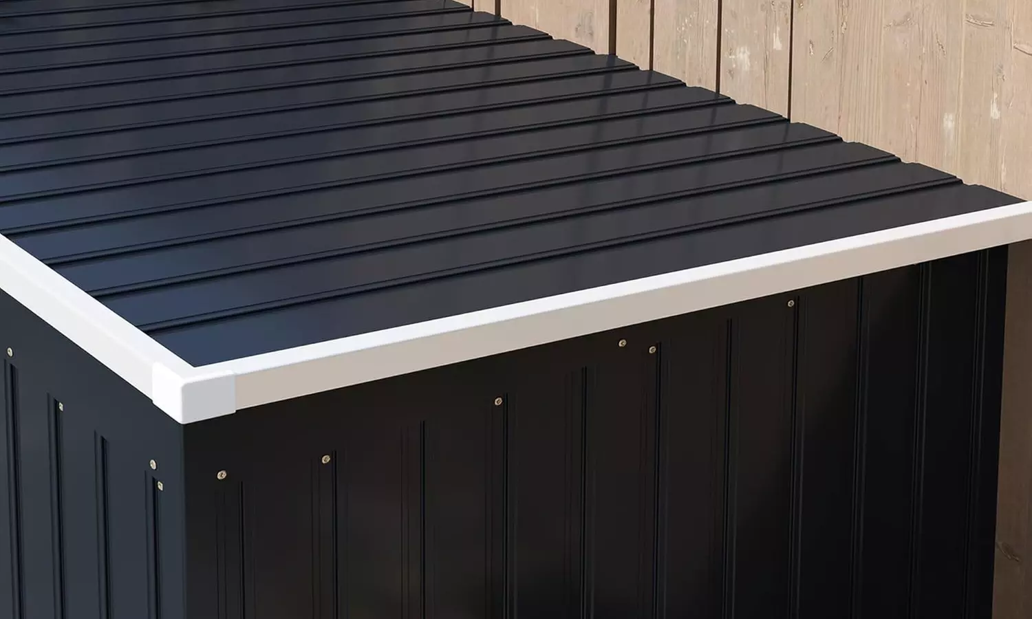 Outsunny Lean To Garden Shed in Galvanised Steel, 5.6x6.9ft or 7x4ft