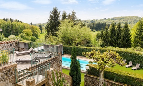 Auvergne : chambre double avec pdj, option dîner et accès spa pour 2 pers. à The Originals Auberge de la Tomette