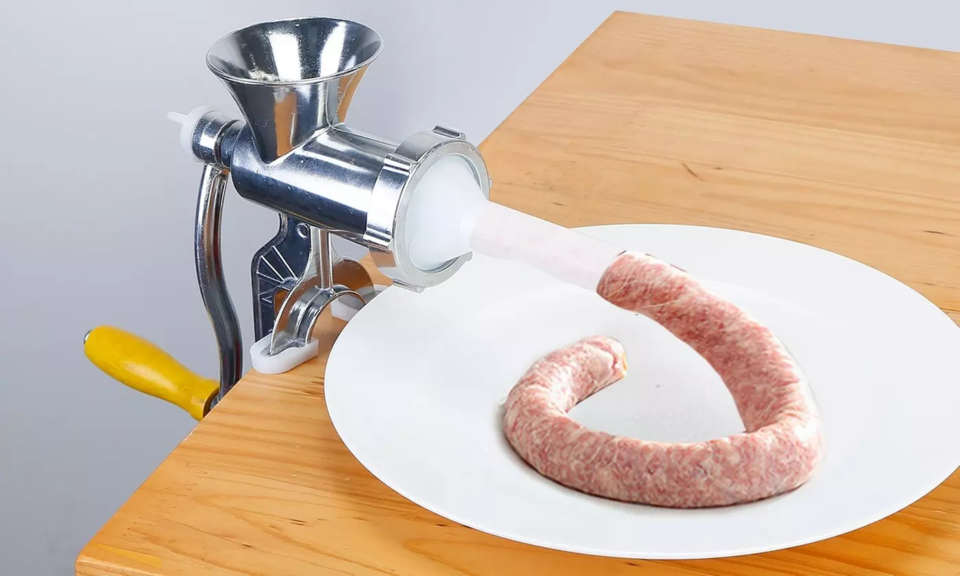 iMounTEK Heavy-Duty Manual Meat Grinder with Sausage Maker