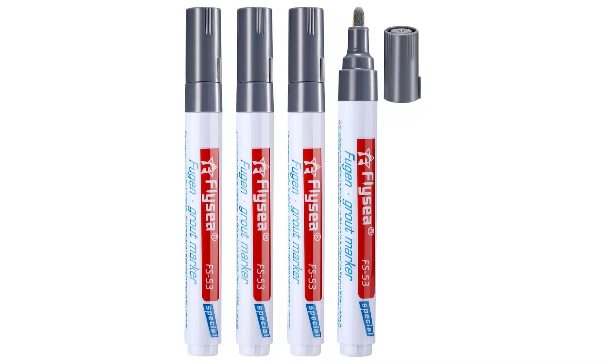 1x, 2x oder 4x wasserfester, geruchsfreier Fugenstift