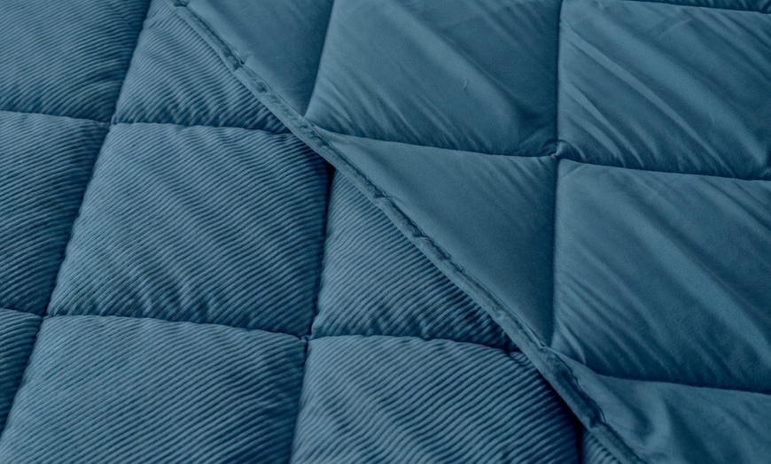 Image 2: Trapunta invernale matrimoniale in velluto