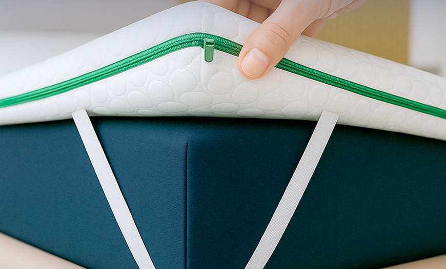 Image 6: Topper de espuma viscoelástica Breeze con 9 zonas diferenciadas 