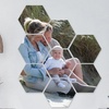 Image 3: Personalisierbare Foto-Wandbild über 5, 6, 8 oder 12 Hexagone