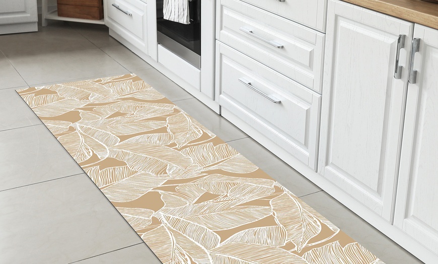Image 4: Alfombra larga estampada de PVC con impresión digital