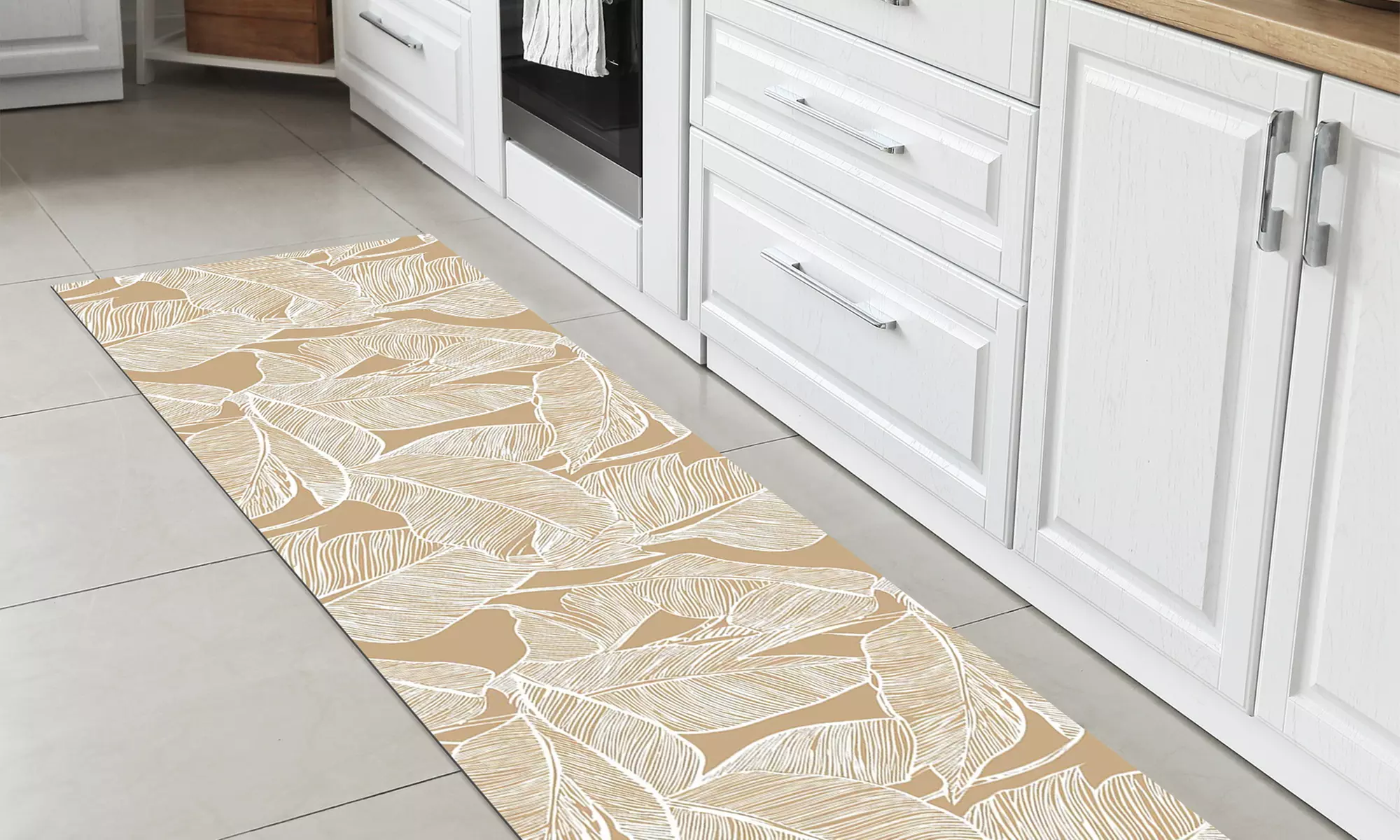 Alfombra larga estampada de PVC con impresión digital