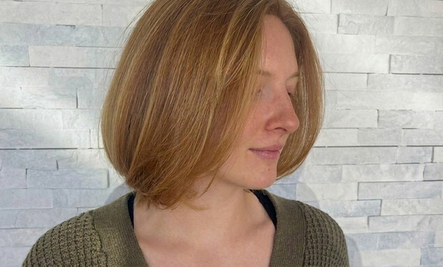 Image 4: Get a Haircut w/ Shampoo, Blow-Dry, k18 Reparative Treatment, or More