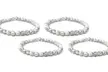 1, 2 ou 4 bracelets en howlite blanche avec 32 pierres - Image 3