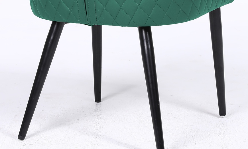 Image 6: Upholstered Dining Chairs Set