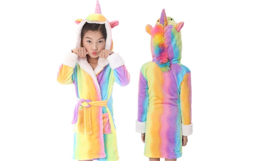 Image 5: Unicorn Dressing Gown