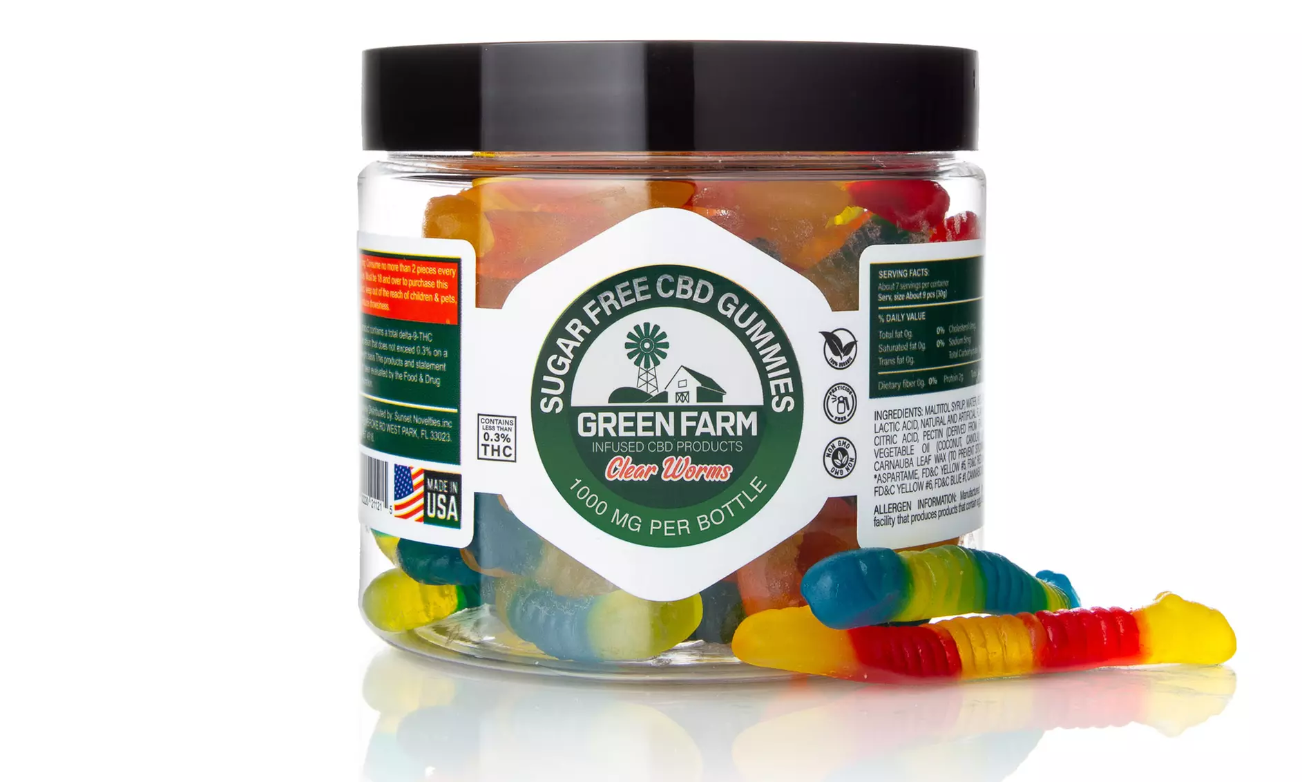Green Farm Tasty Gummies for Sleep and Anxiety from Green Farm (500MG-5000MG)
