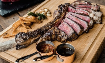 1.2KG Tomahawk Steak Meal for 2 (to share), with 2 Fries and Chimichurri Sauce - Mr. Steak