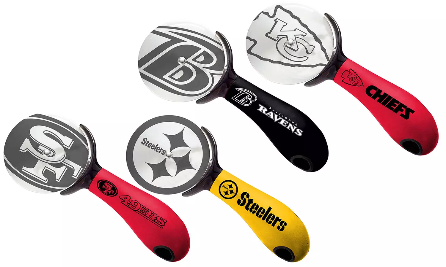 The Sports Vault Stainless Steel NFL Pizza Cutter - Primary Image