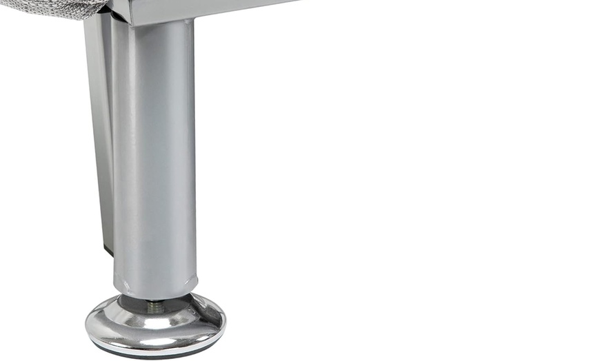 Image 21: HomCom Convertible Single Sleeper Chair Sofa Bed