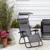 Image 15: Neo Folding Zero Gravity Garden Chairs and Table Set