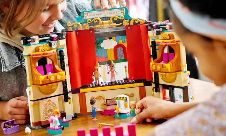 Image 1: LEGO® Friends Andrea’s Theatre School - 1,154 Pc Toy Theatre with Stage & Props (Ages 8+)
