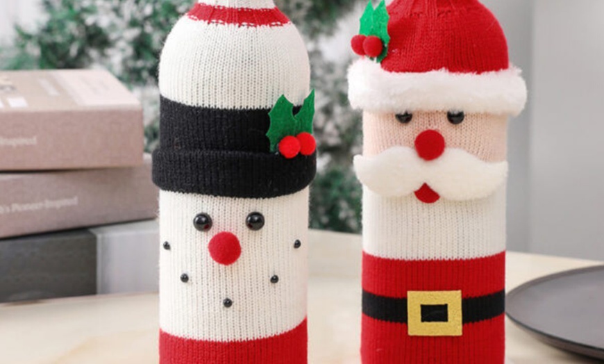 Image 6:  Knitted Wine Bottle Covers