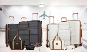  Six Piece Travel Luggage Set 