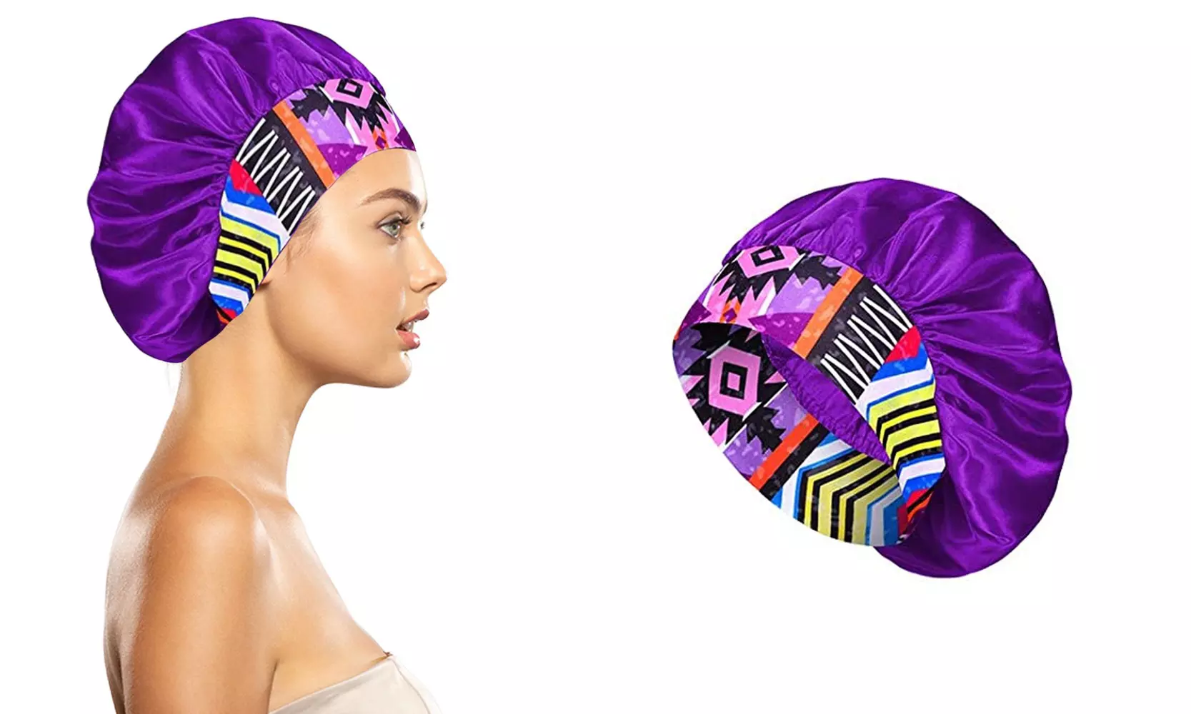 Women's Silky Satin Head Scarf Hair Wrap Cap Hat Headband Sleeping Bonnet