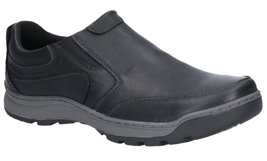 Image 3: Hush Puppies Jasper Slip-On Men's Leather Shoes