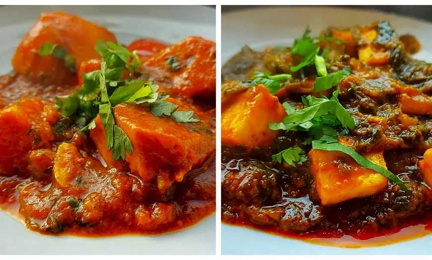 Image 2: 4-Course Indian Feast-Starter, Main, Side, Rice or Naan for 1, 2, or 4