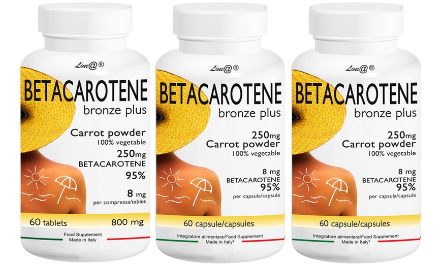 Image 5: 30, 60, 120, 180 of 360 antioxidant bètacaroteen Lineadiet-tabletten 