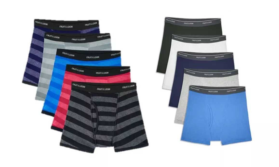 12 Pack Fruit of the Loom Boy's Assorted Briefs or Boxer Briefs Mystery Deal