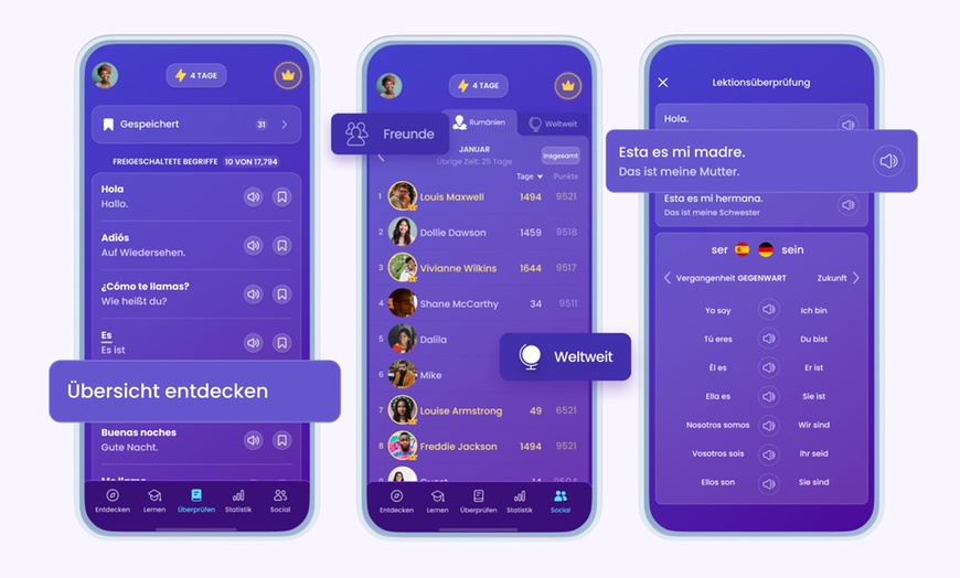 Image 5: 1 Monat / 1 Jahr / Lebenslang: Premium-Zugang für alle Sprachkurse