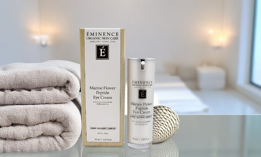 Image 1: Eminence Marine Flower Peptide Eye Cream, 1 oz
