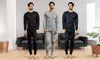(2-Pack) Men's Winter Thermal Underwear 2-Piece Set (M-2XL)