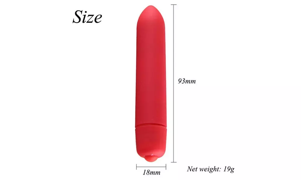 Pocket-Size 10 Speeds Bullet Vibrator Waterproof  Discreet Sex Toy
