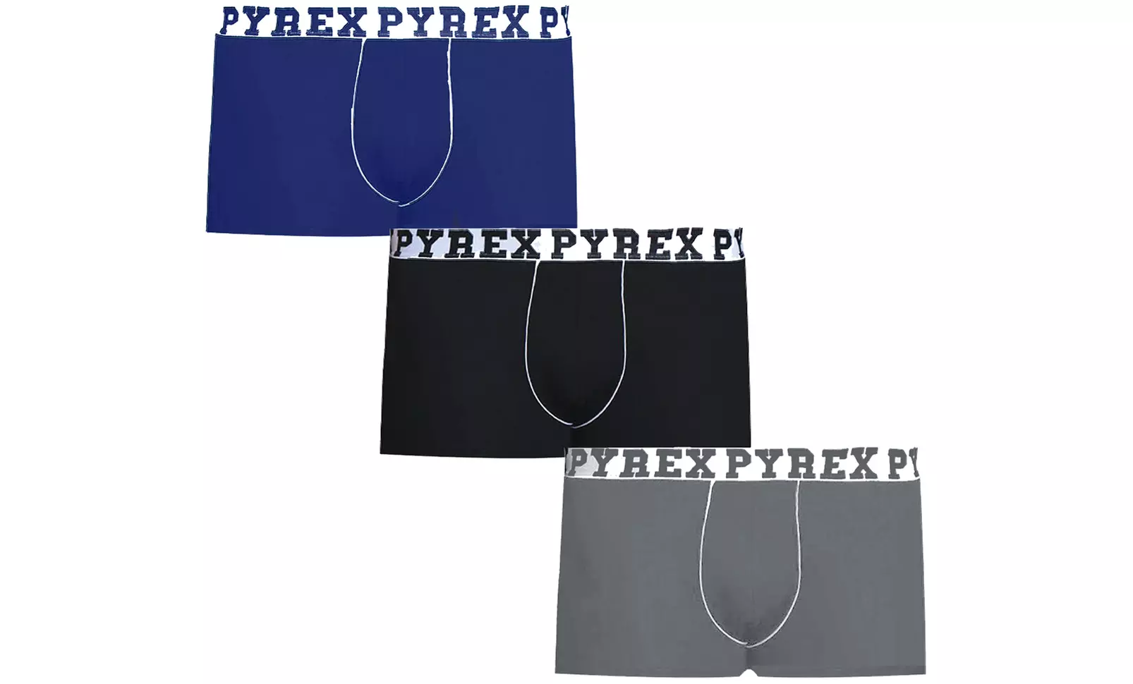 3er- oder 6er-Pack Pyrex Slips oder Boxershorts für Herren