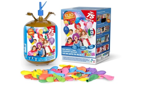 Kit per party bombola a gas con fino a 100 palloncini