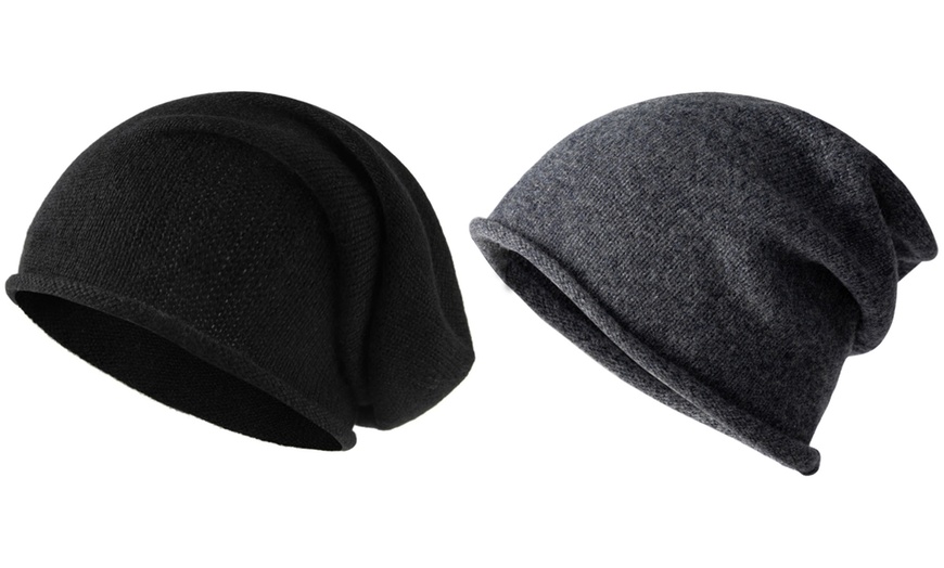 Image 13: 1 of 2 warme en stijlvolle wollen beanies