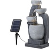 Image 12: Outdoor Multi-Tier Ceramic LED Fountain Water Feature