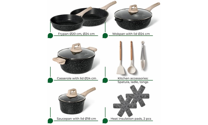 Image 8: Batteria di padelle e pentole da 13 pezzi Just Perfecto