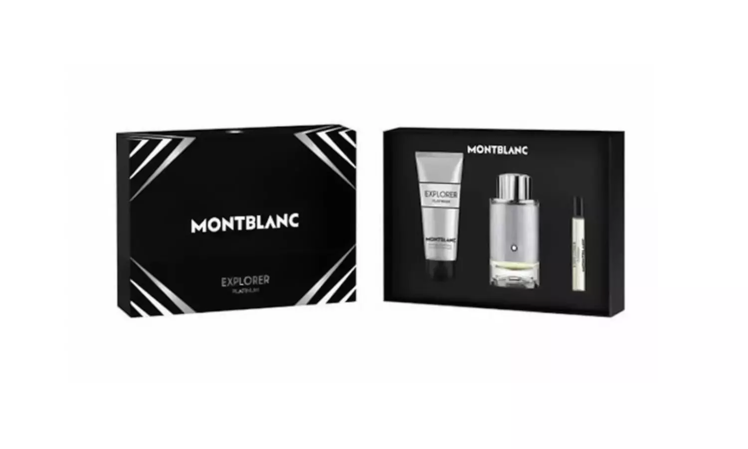 MontBlanc Explorer Platinum 3 Piece Eau de Parfum Gift Set for Men