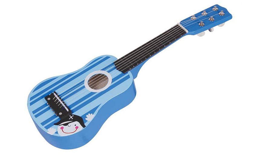 Image 10: Lelin Kids' Wooden Guitar