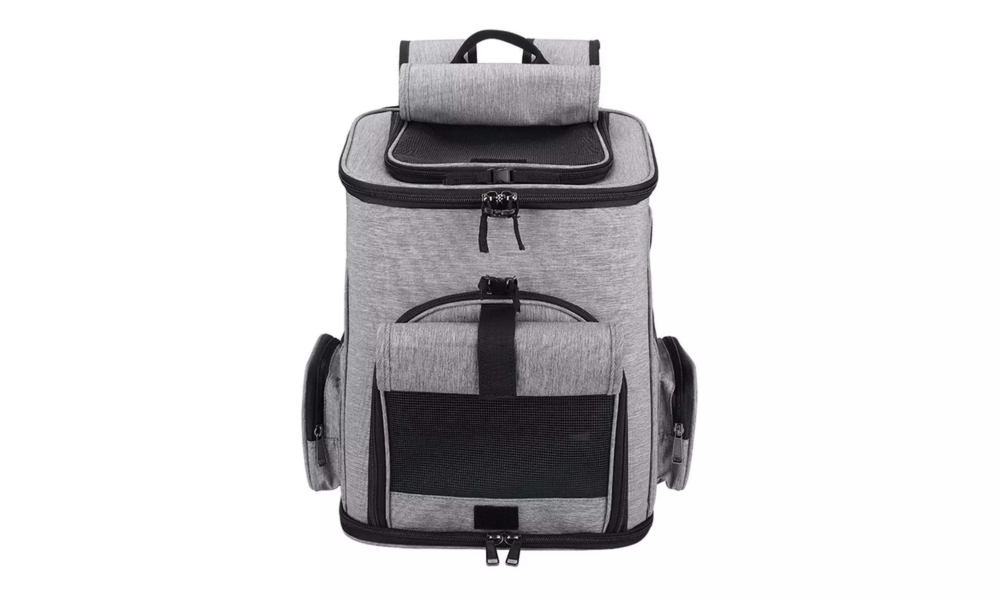 Pet Backpack Carrier Expandable Dog Cat Travel Hiking Bag